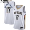 Dres New Orleans Pelicans jonas valanciunas 17 Nike 2022-23 Association Edition Bijela Swingman - Dječji
